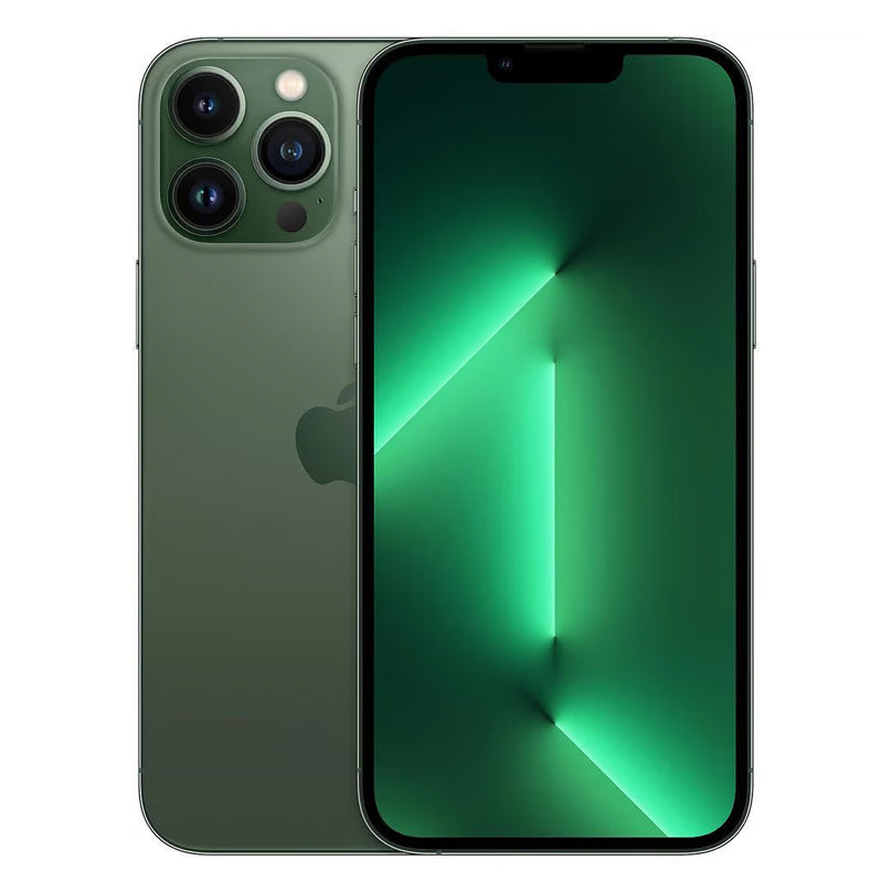 Used, second hand, and refurbished alpine green iPhone 13 Pro in 128GB, 256GB, 512GB and 1TB